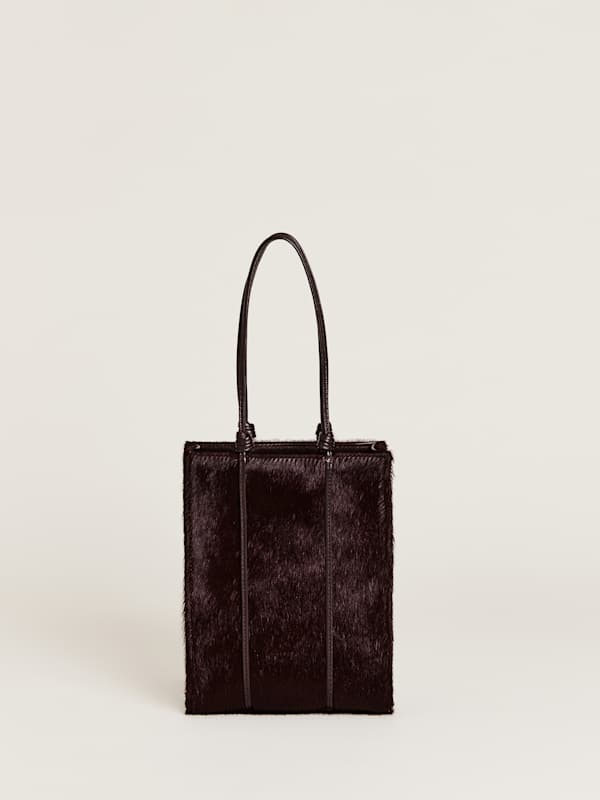 Naomi Mini Tote - Ruby Haircalf